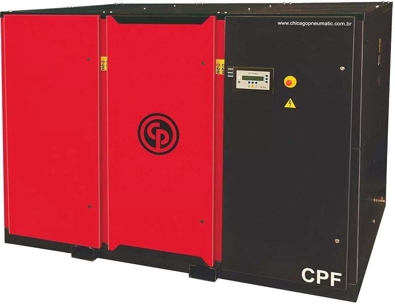 Compressores de Parafuso CPF Os compressores CPF são sua escolha ideal para grandes negócios pois alia robustez, eficiência e tecnologia de ponta.